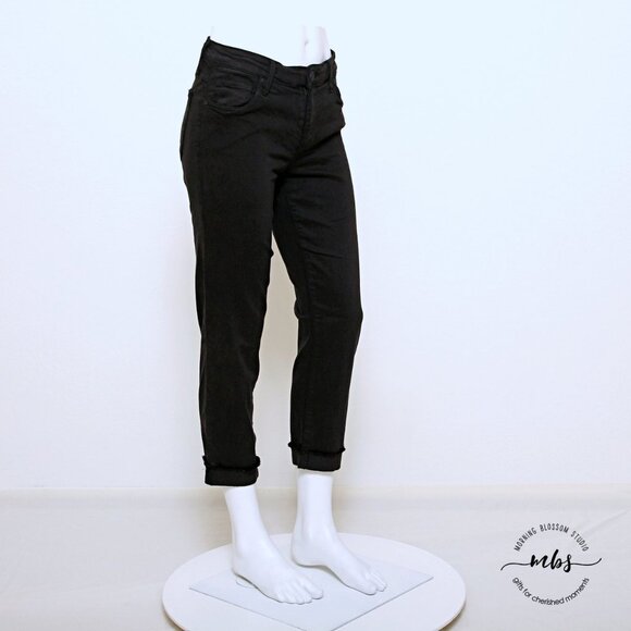 Kut from the Kloth Amy Crop Straight Leg Pants with Raw Hems - Picture 3 of 9